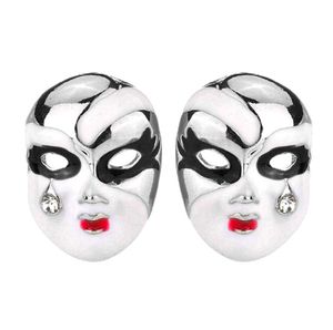 Unique Masquerade Face Earrings