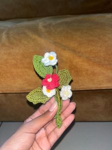 Handmade Crochet Flower Brooch