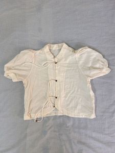 Cream Ethnic Blouse