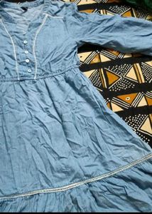 Light Blue Denim Dress