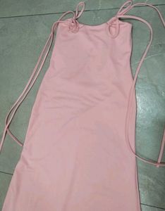 Elegant Pink Maxi Dress