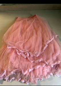 Pink Bridal Lehenga Skirt