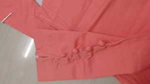 72)pink  colour Cotton Pant lady choice Formal p