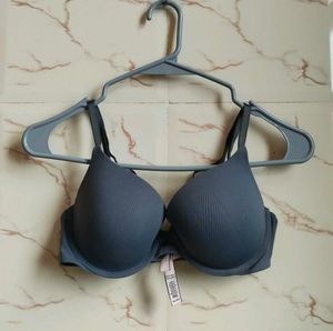 Victoria's Secret Grey Ribbed Bra