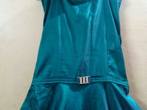 Elegant Teal Fairy Gown