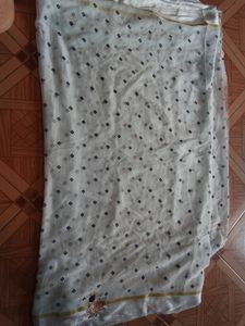 New bandhni Print Satan Patta Saree With Gota Patt