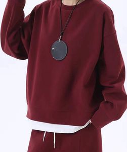 Maroon Oversized Sweatshirt savana