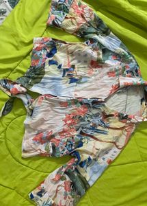 WESTSIDE L.O.V Women's Floral Print Co-ord Set