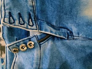 Stylish Blue Wash Denim Jeans
