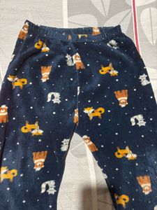 Cozy Fox Print Flannel Pajama Pants