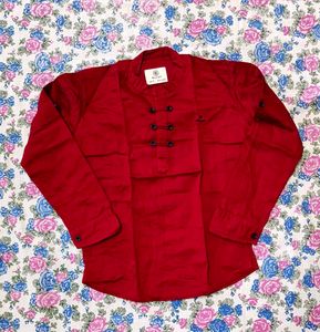 Boys Red Kurta - for 6 years old