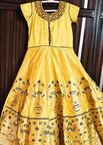 Beautiful Yellow Ethnic Gown