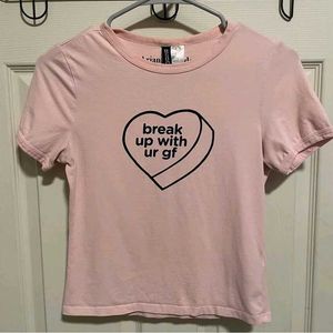 Ariana Grande "Break Up With Ur GF" Graphic Tee