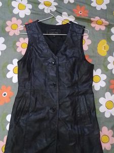 Beautiful Black Leather Dress For Any Party