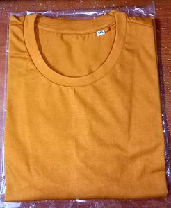 💥New Men's Premium Solid Cotton Orange T-shirt