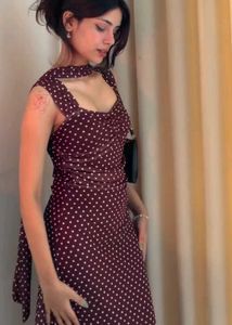 Elegant Polka Dot  dress