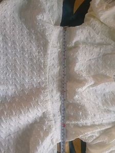 Elegant Textured White Blouse
