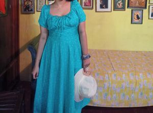 Chic Turquoise Summer Dress