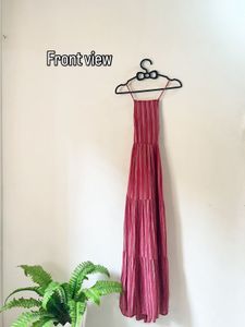 Striped Tiered Maxi Dress