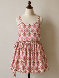 Pretty Floral Print Mini kurti