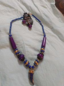 Boho Beaded Necklace and Earrings Set