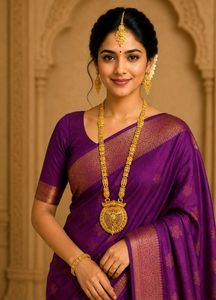 Jewellery Ranihar 3 in 1 Elegant Gold-Tone Necklac