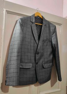 Checkered Blazer