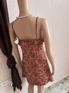 Boho Paisley Print Mini Dress