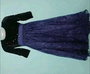 Blue gown