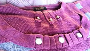 Casual Striped Knit Sweater
