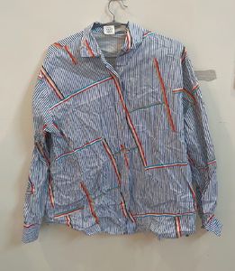 Striped Button-Down Shirt