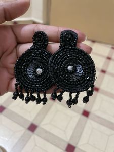 Beaded Black Choker