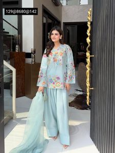 Beautiful Embroidered Farshi Salwar Suit Set