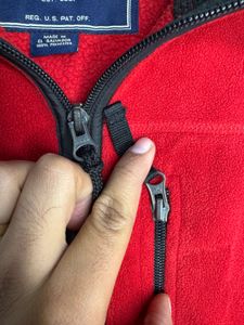 Ralph Lauren Polo Sport Red Fleece Jacket