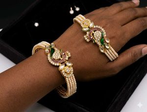 Exquisite Peacock Design Bangles