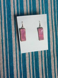 Pink Dangle Earrings