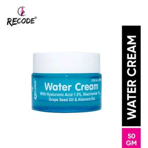 Recode Water Cream 50g | Hyaluronic Acid 1.5% &amp; Ni