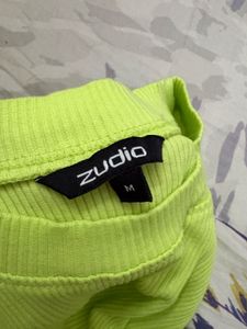Neon Ribbed Long Sleeve baby tee