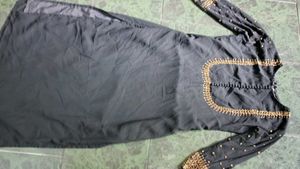 Elegant Black Kurta