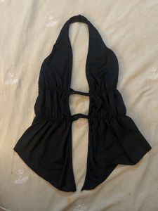 cut out backless top