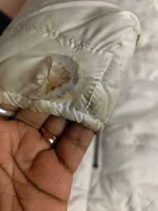 Stylish White Puffer Jacket