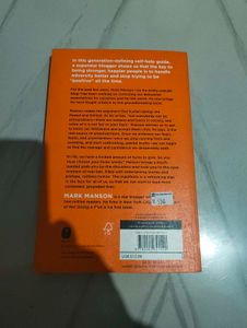 The Subtle Art of Not Giving a F*ck by Mark Manson