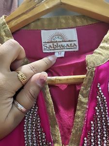 Sabyata Pearl Work Kurti