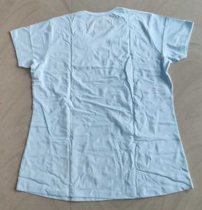 Printed Light Blue T-Shirt