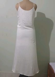 Elegant White Slip Dress