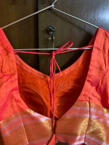 Saree  with padded blouse