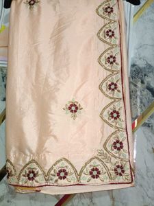 hand work stone saree with blause size :-- 30 Set