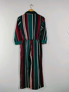 Multicolour Striped Jumpsuit (Women's)