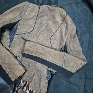 y2k Stylish Asymmetrical Leather Jacket