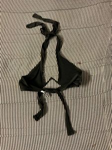 Black Tie Bikini Top